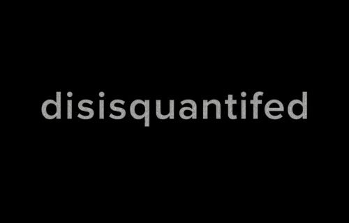 disquantified uncategorized